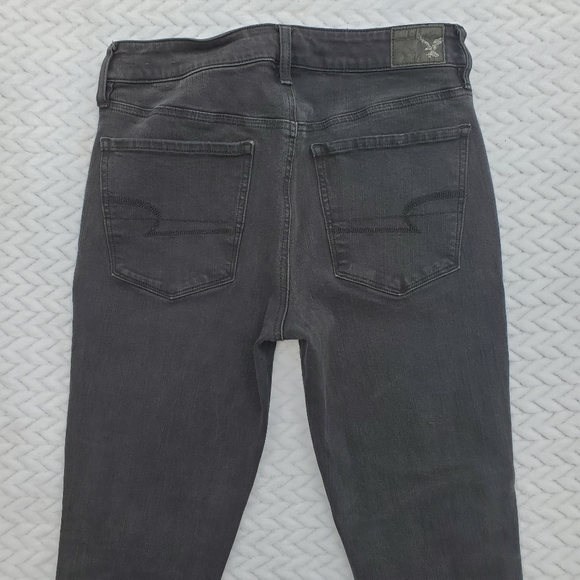 AEO 360° Super Stretch Hi-Rise Black Jegging Size 8 Regular - Picture 12 of 15